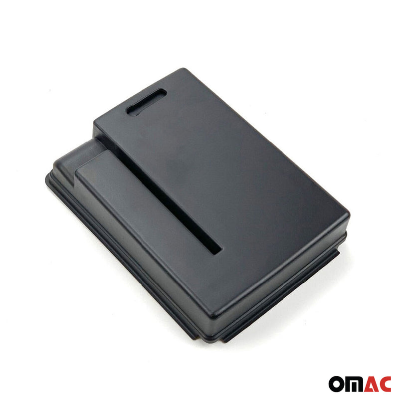 Box portaoggetti centrale per bracciolo per VW Jetta 2010-2014 ABS Nero 