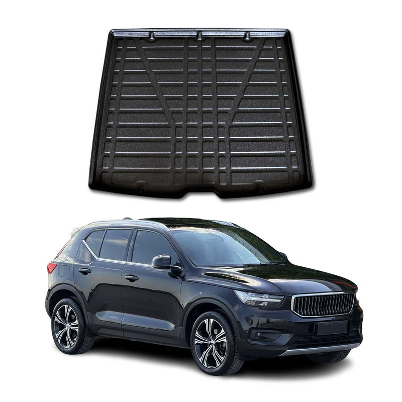 Vasca per bagagliaio per Volvo XC40 2018-2025 Gomma TPE Nero