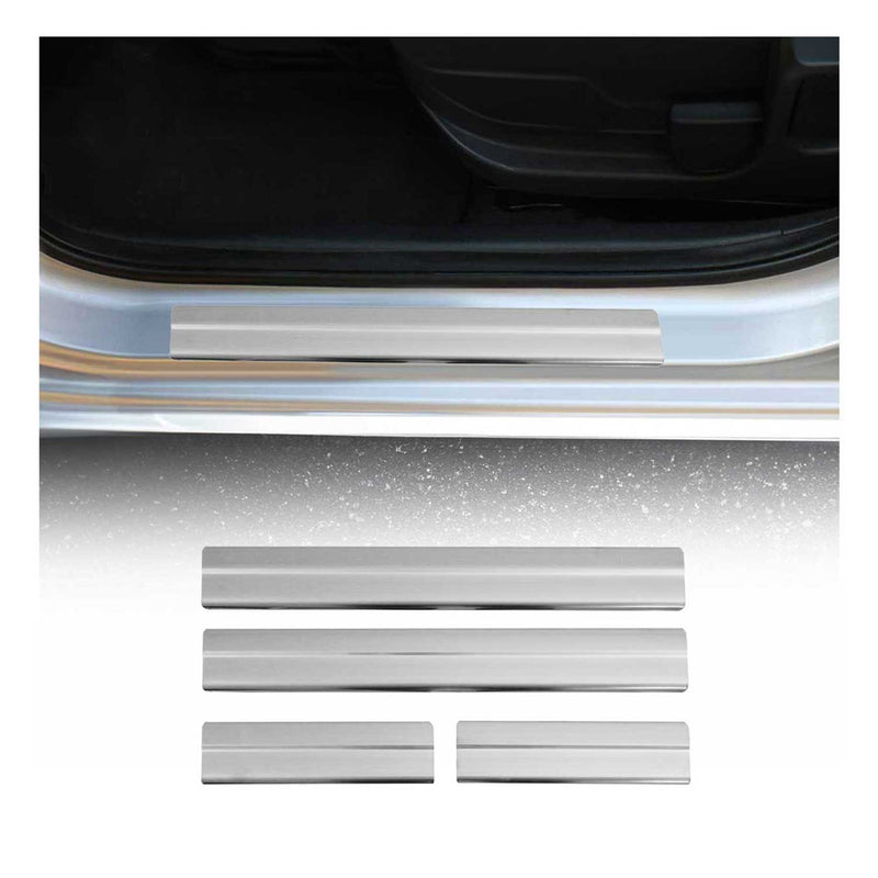 Soglie porte per Mazda CX-5 KF 2017-2025 in acciaio inox argento 4 pezzi 
