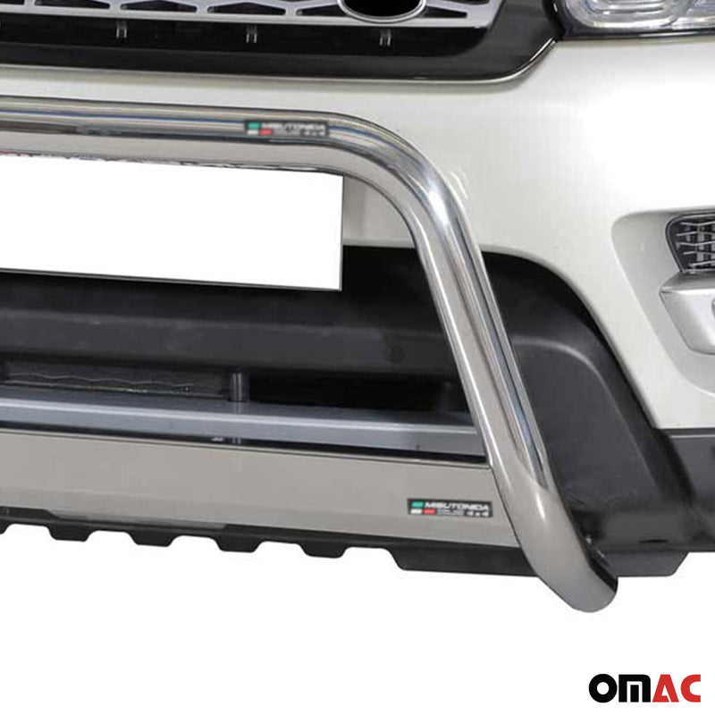 Protezione anteriore per Range Rover Sport 2014-2017 ø63mm acciaio argento 