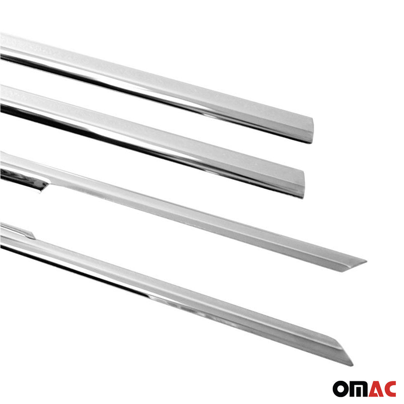 Listelli decorativi per finestrini per Honda Civic 6 berlina 1998-2002 in acciaio inox, 4 pezzi 