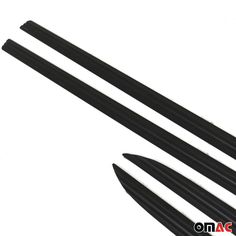 Protezione per portiera laterale per Kia Venga Ceed Sportage Sorento Rio Alu Nero 8x