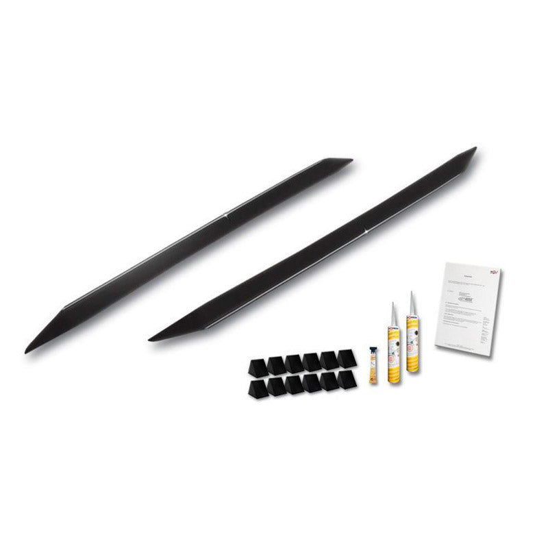 Minigonne laterali RDX per Seat Leon Toledo 1999-2004 ABS nero lucido