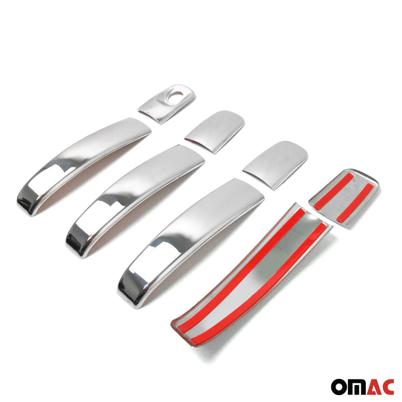 Copri maniglia porta, copri maniglia porta per Renault Trafic 2001-2014 4 porte in acciaio inox 8x
