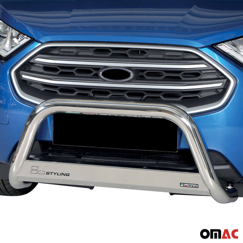 Protezione anteriore per Ford Ecosport 2018-2022 ø63mm acciaio argento 