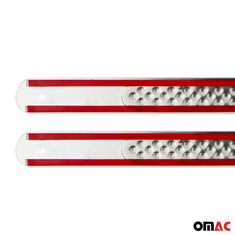 Soglie delle porte per Opel Mokka/Mokka-e 2020-2025 acciaio inox argento