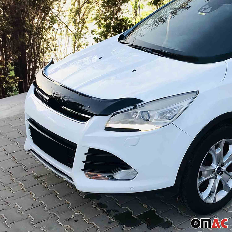 Deflettore cofano protezione insetti e pietre per Ford Kuga 2008-2013 Nero