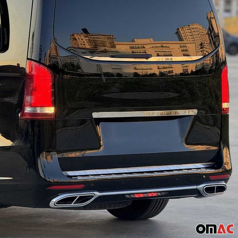 Modanatura posteriore del bagagliaio per Mercedes Vito W447 2014-2025 in acciaio inox cromato
