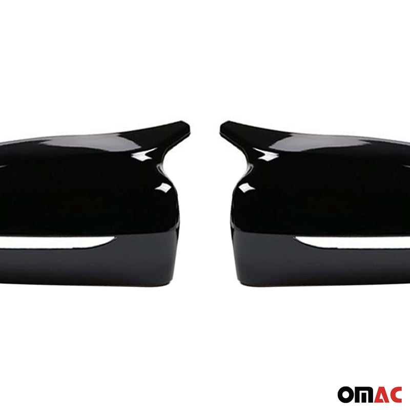 Calotte specchietti retrovisori ABS nero lucido per BMW Serie 5, 6 e 7 G30, G31, G32, G11 e G12 2016-2025
