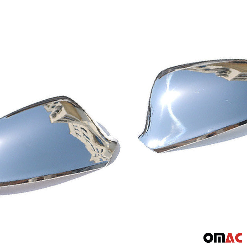 Calotte per specchietti retrovisori per Opel Cascada 2013-2019 in acciaio inox argento, 2 pezzi 