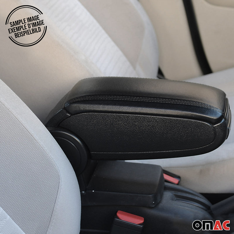 Bracciolo centrale per console centrale per Hyundai i20 2015-2020 in similpelle nera 