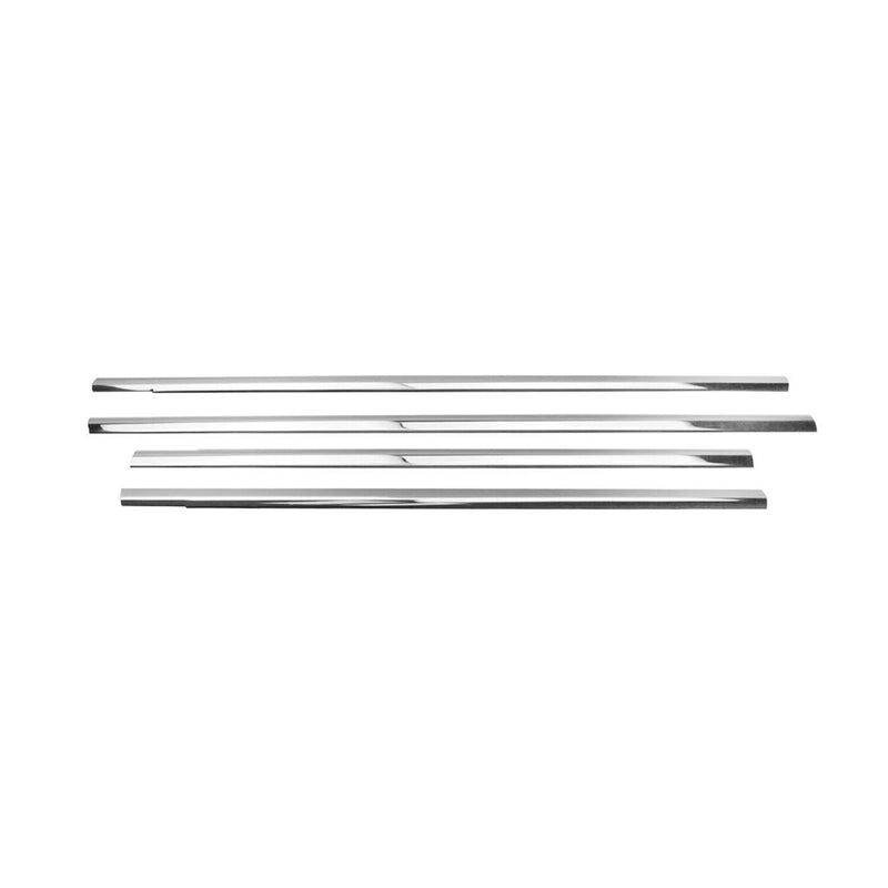 Listelli decorativi per finestrini Ford Focus C-Max 2003-2010 in acciaio inox cromato, 4 pezzi