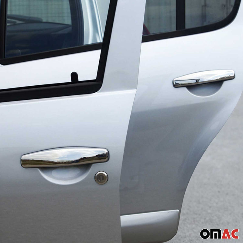 Copri maniglia porta, copri maniglia porta per Dacia Duster 2010-2018, acciaio inox argento, 4 pezzi 