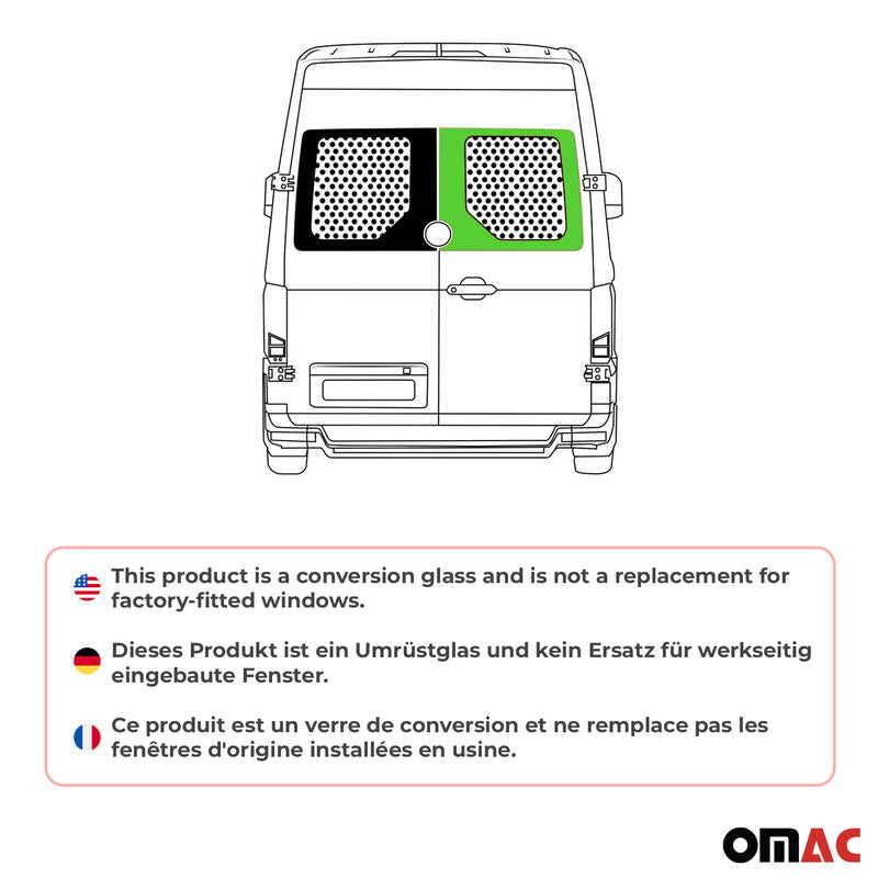 Lunotto posteriore per VW Crafter 2018-2025 doppia porta posteriore destro L2 L3