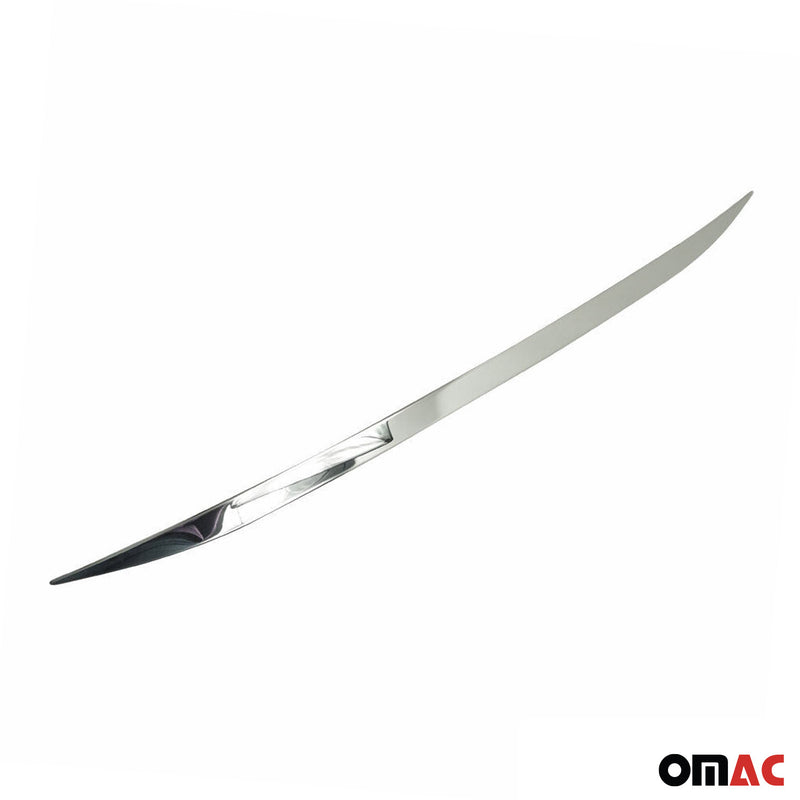 Modanatura posteriore del bagagliaio per Peugeot 208 2012-2020 inferiore in acciaio inox cromato