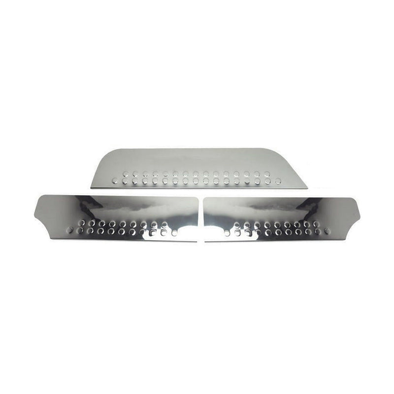 Soglie porte per VW T4 1990-2003 in acciaio inox argento 3 pezzi