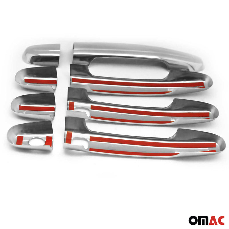Copertura maniglia porta cromata per Lexus GS 2005-2011 4 porte in acciaio inox argento 8 pezzi 