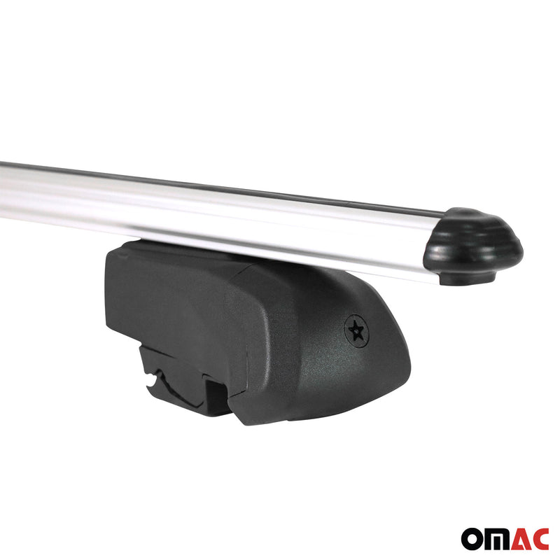 Portapacchi da tetto per Skoda Octavia Combi IV 2019-2023 ABE Alu Grey 2x