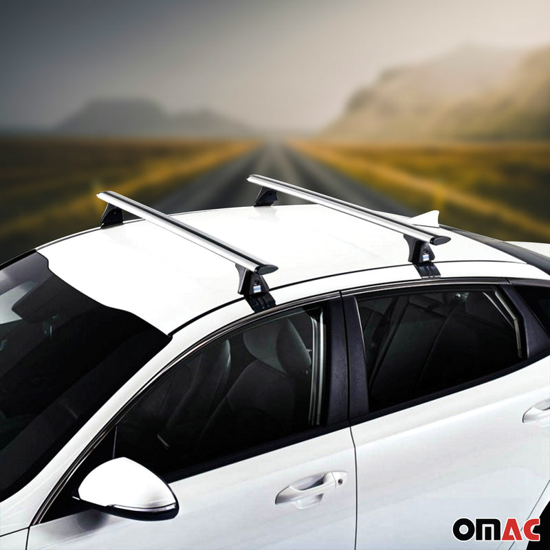 Base portapacchi per Volvo XC60 2008-2017 Alu Silver 2x