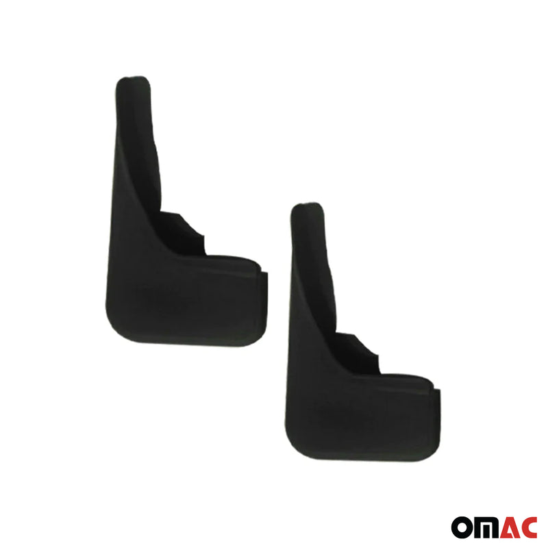 Paraspruzzi parafango per Fiorino Qubo Bipper Nemo Nero 2 pezzi