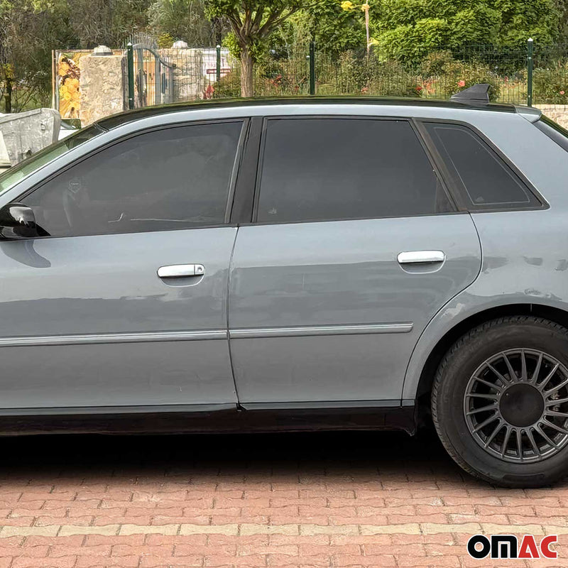Türgriff Blende Türgriff Abdeckung für Audi A8 1997-2003 Edelstahl Silber 5tlg