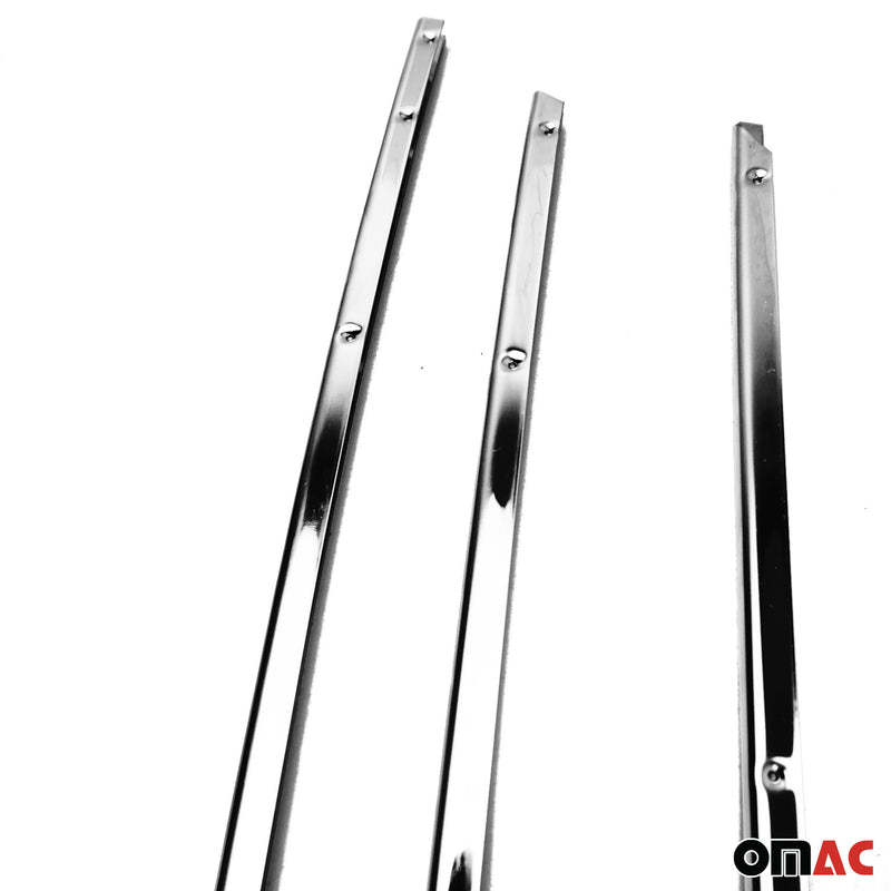 Strisce griglia radiatore griglia anteriore per Peugeot 407 2004-2011 acciaio inox cromato 3x