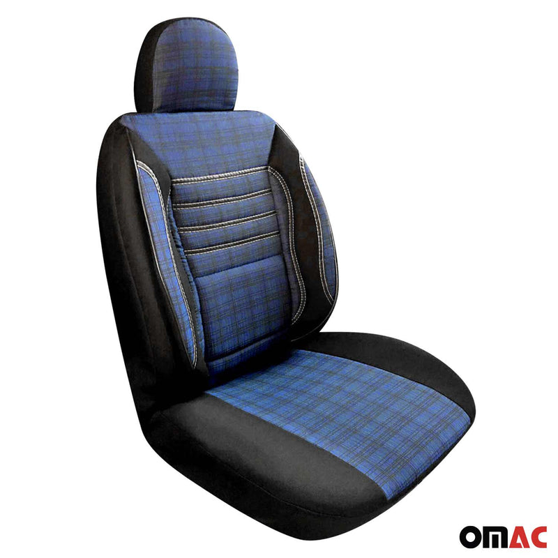 Coprisedili per VW T6 T6.1 tutti i modelli 2015-2024 Nero Blu 2 posti anteriori