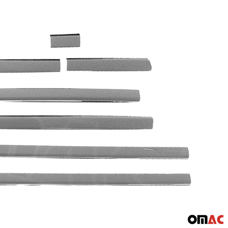 Protezione per porta laterale con striscia per VW Transporter T5 2003-2015 porta singola L2 cromata