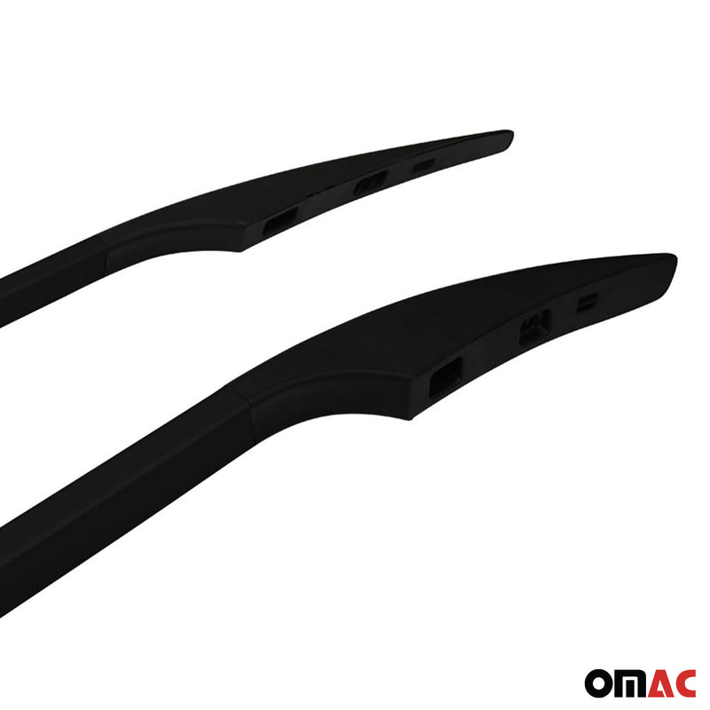 Barre portatutto da tetto per Jeep Renegade 2015-2024 in alluminio nero 