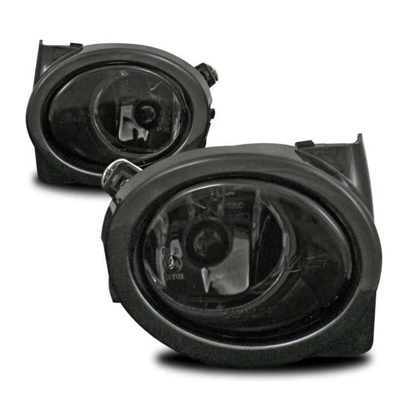 JOM Nebelscheinwerfer für BMW 3er E46/ M3 + E39/ M5 Smokeglas mit Rahmen