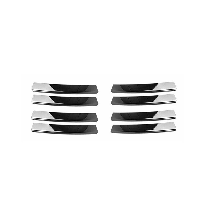 Strisce per griglia radiatore per VW Bora 1998-2005 in acciaio inox argento 8 pezzi 
