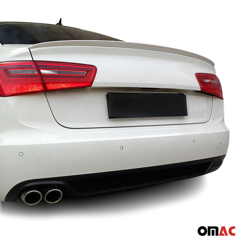 Spoiler posteriore, alettone posteriore, labbro posteriore per Audi A6 Limo C7 2011-2018 colore LY9C ABS