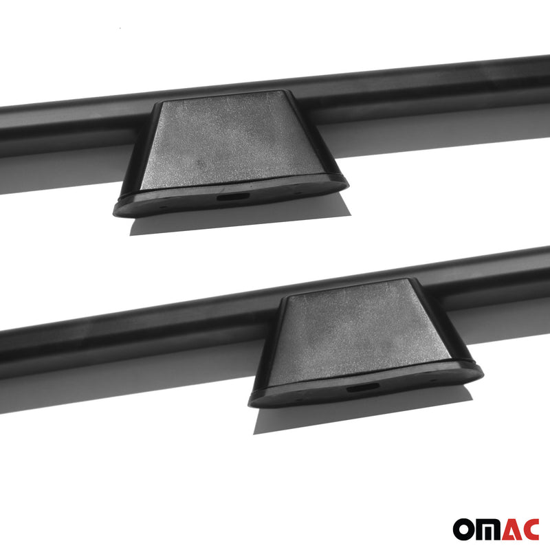 Barre portatutto + barre portatutto SET per Citroen Berlingo L1 2008-2018 Alu Nero 4x