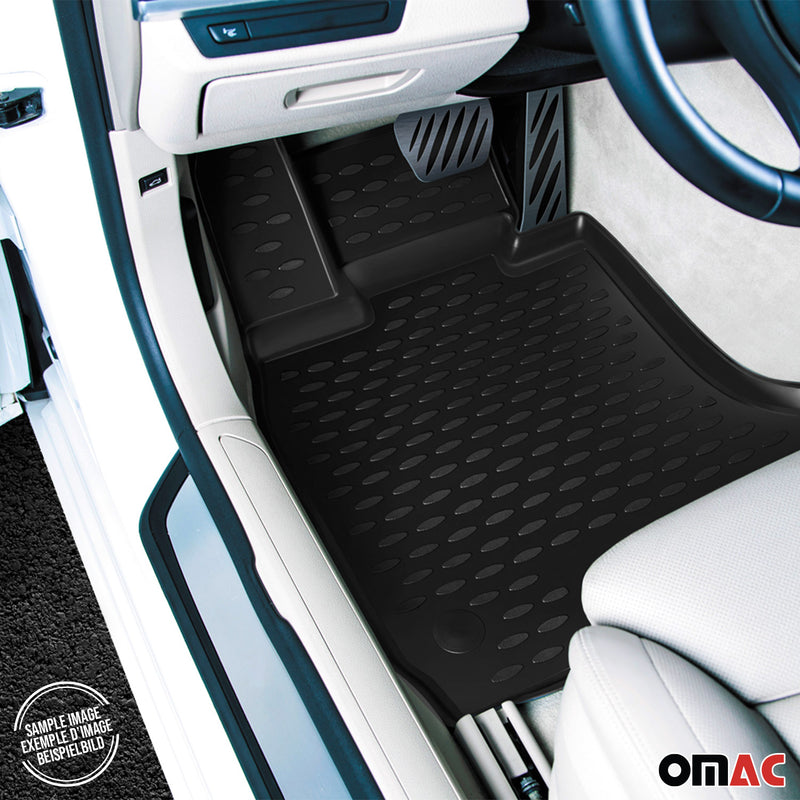 Tappetini in TPE neri per Skoda Rapid Spaceback 2013-2019, 4 pezzi