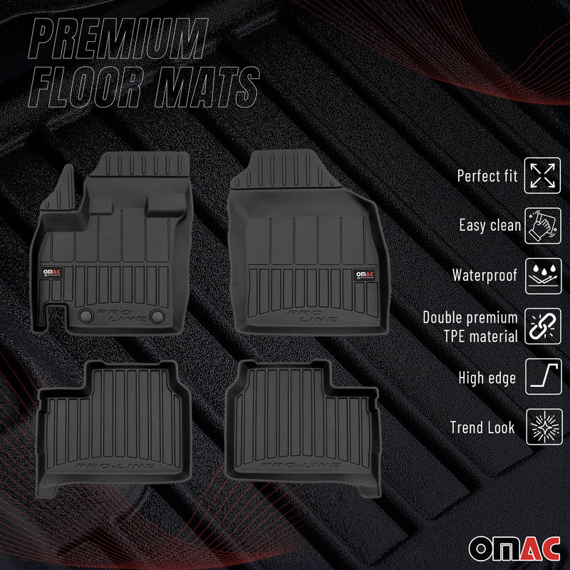 Tappetini Suzuki Ignis 2016-2025 TPE Nero 4 pezzi