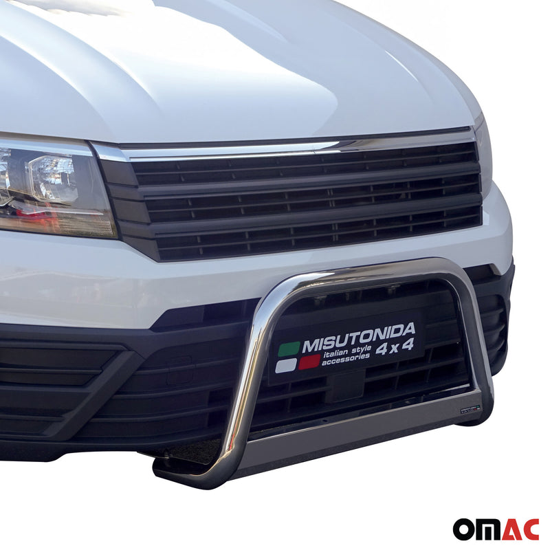 Protezione anteriore per VW Crafter 2017-2025 ø63mm acciaio argento 