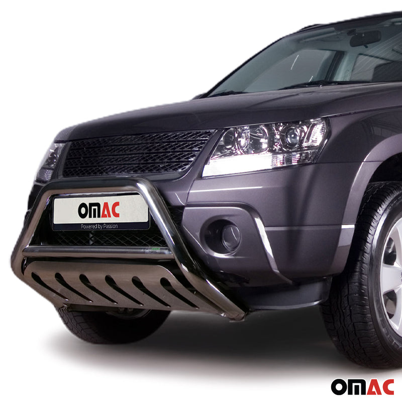Barra di protezione anteriore per Suzuki Grand Vitara 2006-2015 ABE Silver 