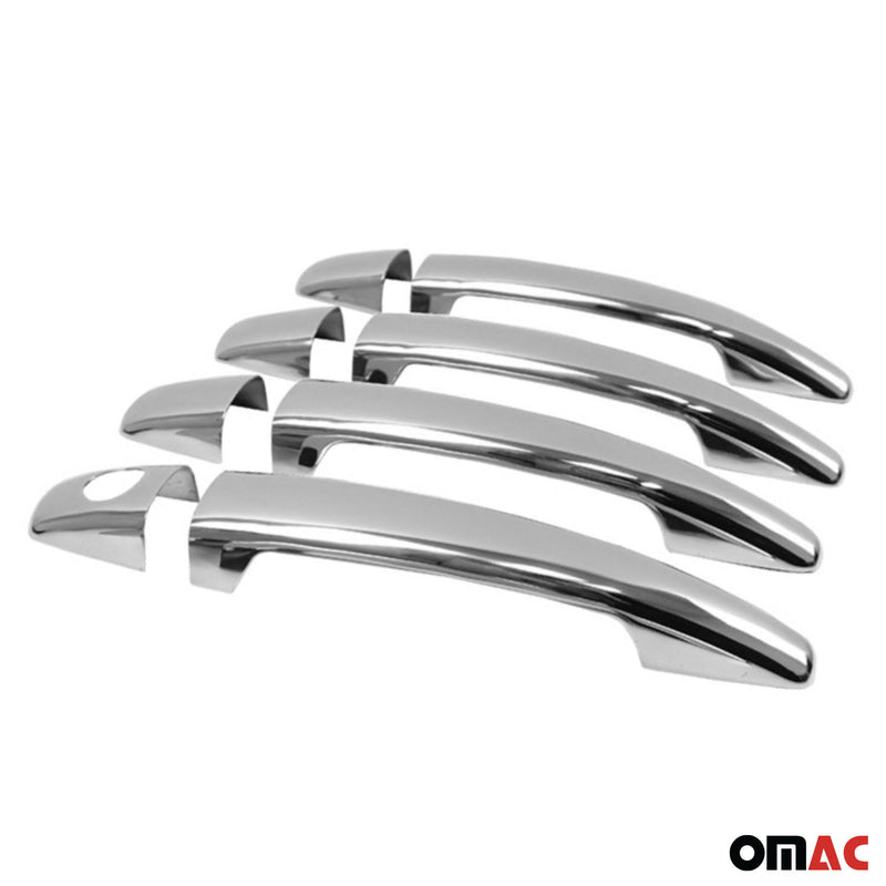 Copri maniglia porta, copri maniglia porta per Citroen C3 2009-2016 in acciaio inox argento 8 pezzi 