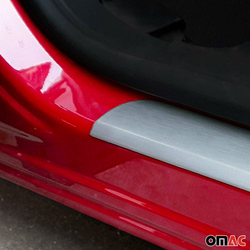 Soglie porte per Peugeot 3008 2017-2025 in acciaio inox argento 4 pezzi