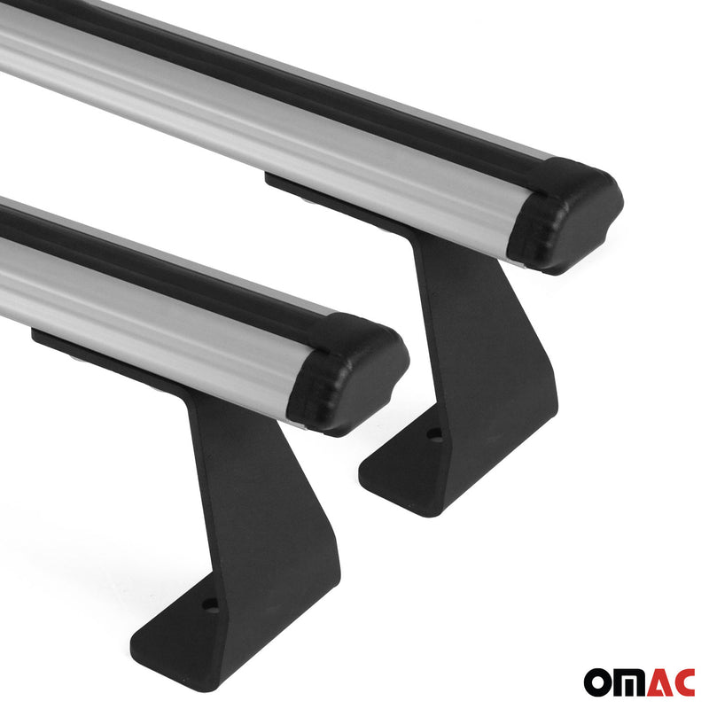 Dachträger Gepäckträger Relingträger für VW Caddy 2003-2015 Aluminium Silber 2x