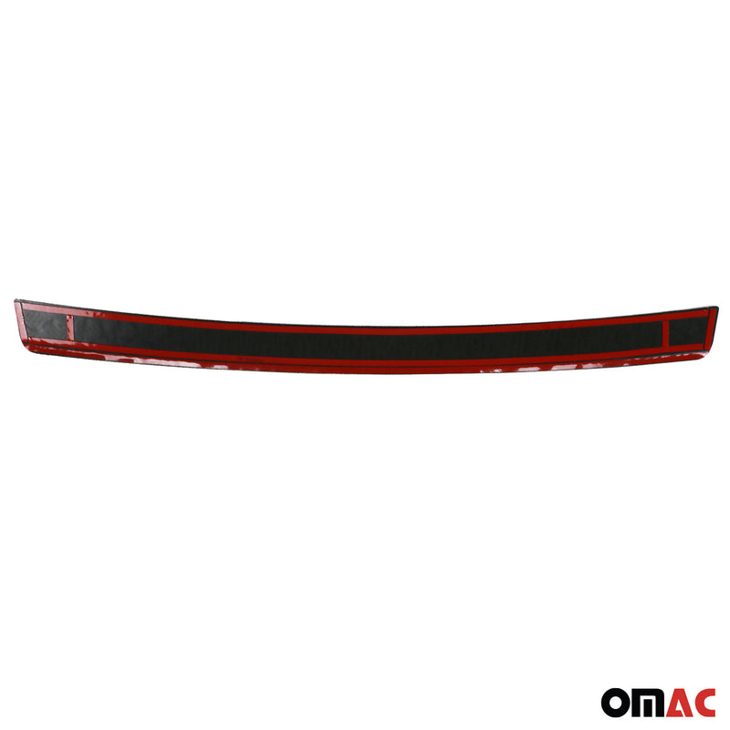 Protezione paraurti in alluminio nero per soglia di carico VW T5 Transporter 2003-2015