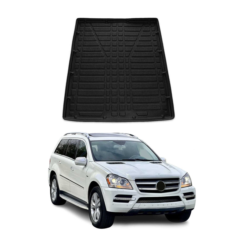 Vasca baule per Mercedes Classe GL 2007-2016 Gomma TPE Nero
