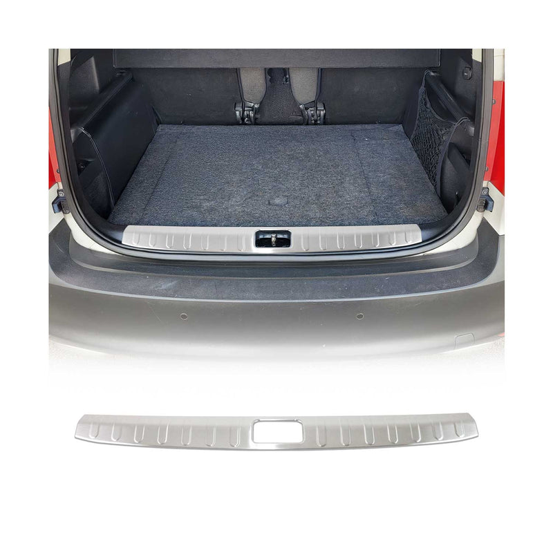 Protezione paraurti interna per soglia di carico per Skoda Yeti 2010-13 in acciaio inox cromato