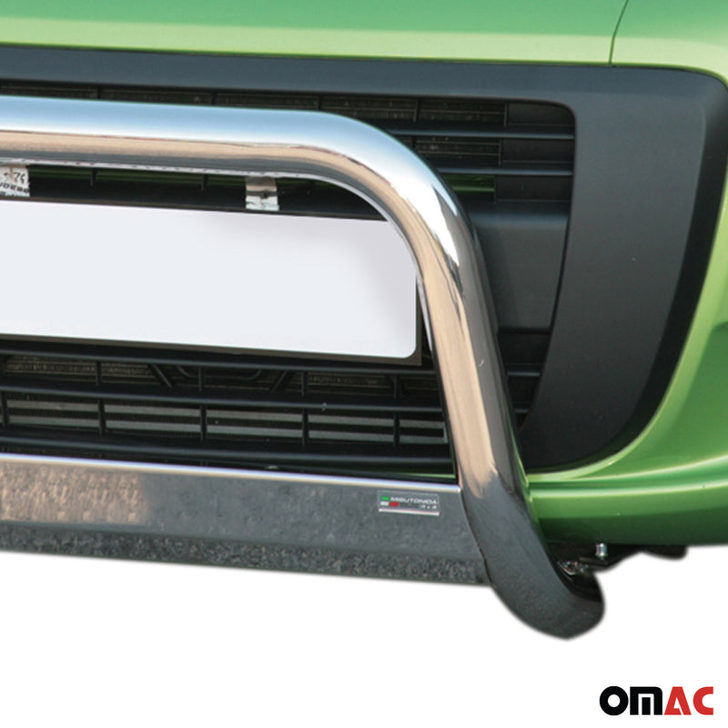 Protezione anteriore per Fiat Fiorino 2008-2016 ø63mm acciaio argento 