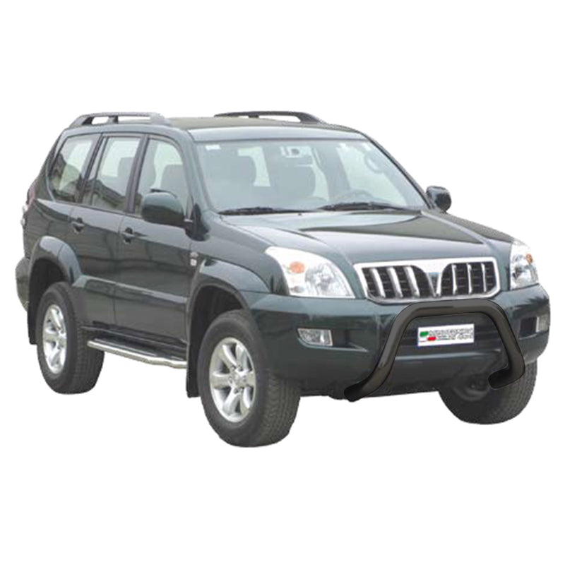Protezione anteriore per Toyota Land Cruiser KDJ120 2003-2008 ø76 Nero 