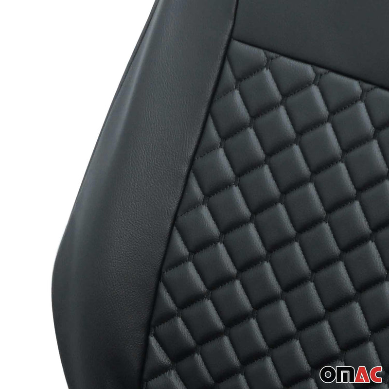 Coprisedili per Ford Transit 2010-2013 in similpelle nera 1 pezzo