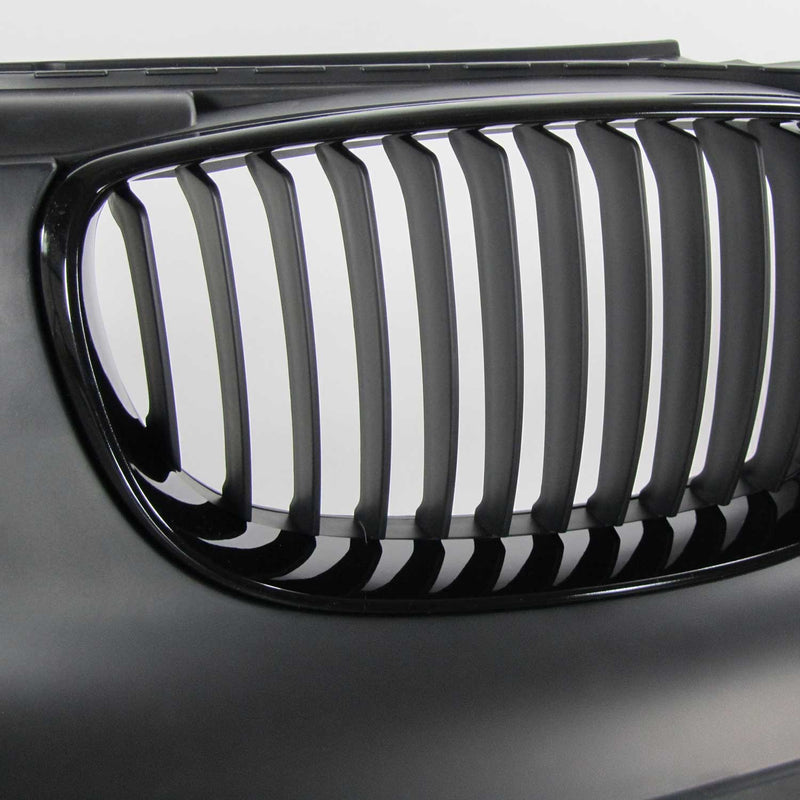 Paraurti anteriore JOM per BMW E81/E82/E87/E88 2004-2013 con griglia nera