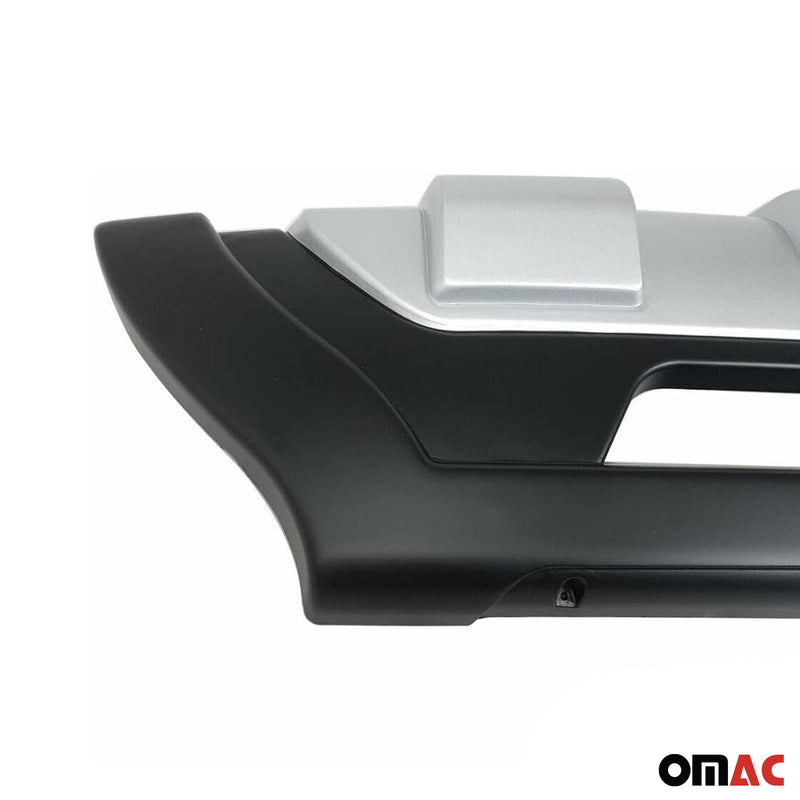 Paraurti posteriore diffusore grembiule posteriore per Hyundai ix35 2010-2012 argento nero 2x