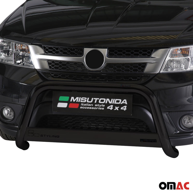 Barra di protezione anteriore per Fiat Freemont 2011-2016 ø63mm acciaio nero 