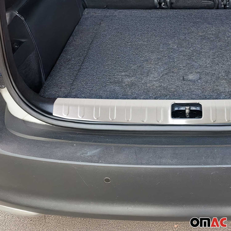 Protezione paraurti interna per soglia di carico per Skoda Yeti 2010-13 in acciaio inox cromato